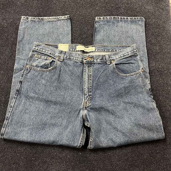 Vintage Arizona Jean Company Jeans Mens 42x32 Relaxed Stone Wash Denim Tapered - Picture 4 of 14